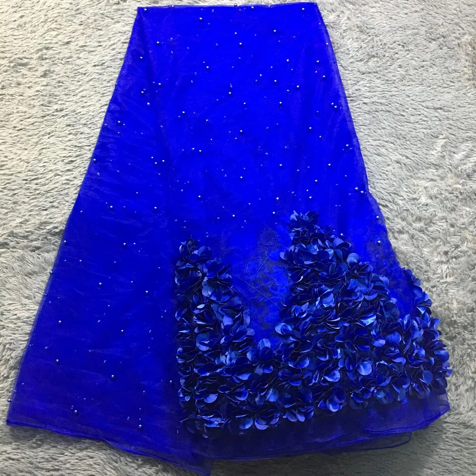 royal blue Gorgeous Floral french lace top grade African net lace tulle fabric with 3D Appliques beads 5 yards/PC M23621
royal blue Gorgeous Floral french lace top grade African net lace tulle fabric with 3D Appliques beads 5 yards/PC M23621