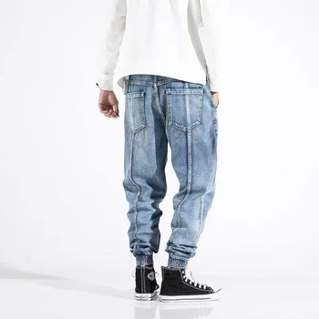 Streetwear Hip Hop Harem Denim Pants Black Loose Baggy Cotton Joggers Jeans Mens Fashion Jeans Male Trousers Man Clothes
Streetwear Hip Hop Harem Denim Pants Black Loose Baggy Cotton Joggers Jeans Mens Fashion Jeans Male Trousers Man Clothes