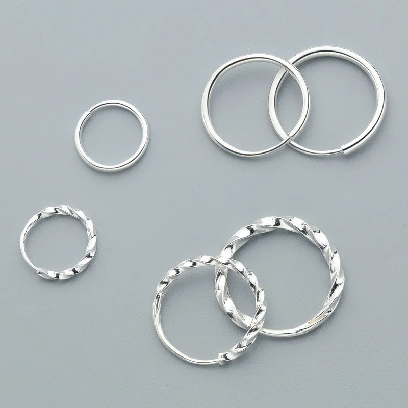 Fashion Trendy Women Hoop Earrings Fine Jewelry Simple 990 Sterling Silver Round Earrings for Lady Gift Girl Party Ear Wears
Fashion Trendy Women Hoop Earrings Fine Jewelry Simple 990 Sterling Silver Round Earrings for Lady Gift Girl Party Ear Wears