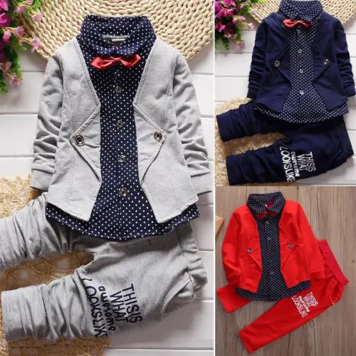 2018 Toddler Baby Boys Kids baby boy Shirt Tops+Long Pants Gentleman New arrival casual patchwork Clothes Outfits Fashion Set SS
2018 Toddler Baby Boys Kids baby boy Shirt Tops+Long Pants Gentleman New arrival casual patchwork Clothes Outfits Fashion Set SS
