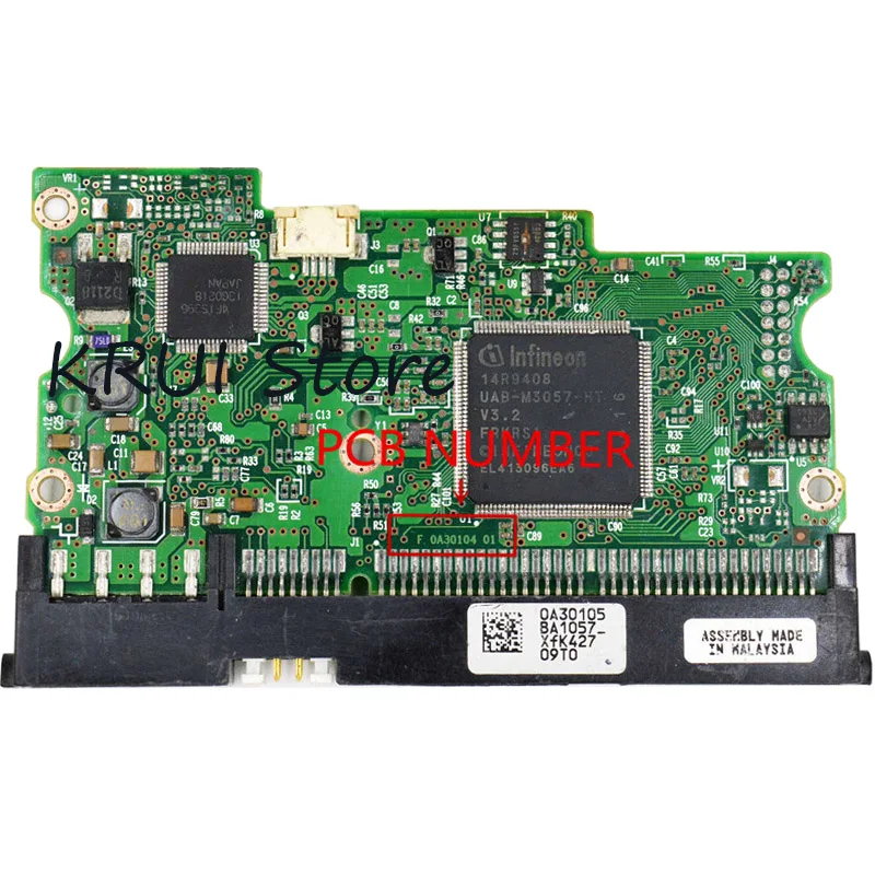 free shipping HDD PCB BOARD NUMBER:F 0A30104 01 MAIN CONTROLLER IC:14R9408 /STICKERS:0A30105
free shipping HDD PCB BOARD NUMBER:F 0A30104 01 MAIN CONTROLLER IC:14R9408 /STICKERS:0A30105