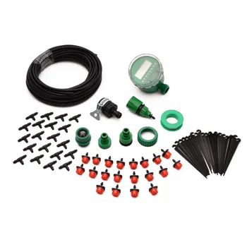 DIY Micro Drip Irrigation Auto Timer Self Plant Watering System Outdoor Garden Irrigation Watering Kits 25M
DIY Micro Drip Irrigation Auto Timer Self Plant Watering System Outdoor Garden Irrigation Watering Kits 25M