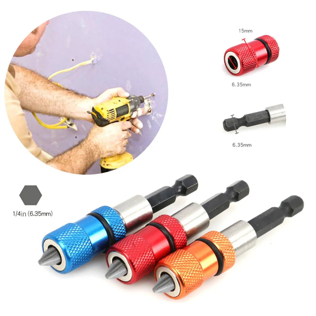 60mm 1/4" Hex Hex Shank Drill Screw Magnetic Drywall Screw Bit Holder Quick Release Handle Screwdriver Bit Extention Holder @D
60mm 1/4" Hex Hex Shank Drill Screw Magnetic Drywall Screw Bit Holder Quick Release Handle Screwdriver Bit Extention Holder @D