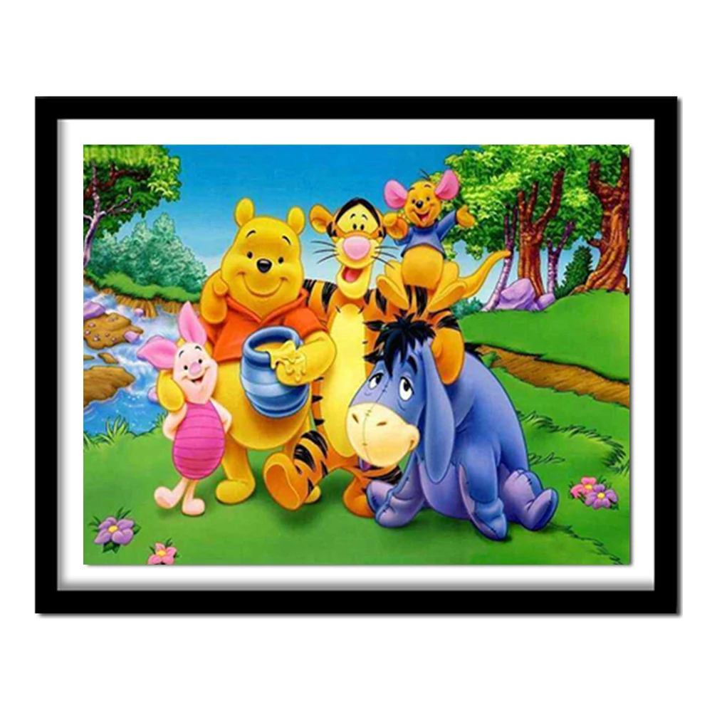 5D Diy Diamond Diamond Painting Winnie Pooh and Friends Cross Stitch Kit Diamonds Embroidery Square Drill Home Decoration
5D Diy Diamond Diamond Painting Winnie Pooh and Friends Cross Stitch Kit Diamonds Embroidery Square Drill Home Decoration