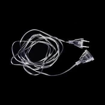 110V 220V 3M Extender Power Extension Cable US EU Plug Lengthened Line For Led String Light Holiday Wedding Strip Accessories
110V 220V 3M Extender Power Extension Cable US EU Plug Lengthened Line For Led String Light Holiday Wedding Strip Accessories
