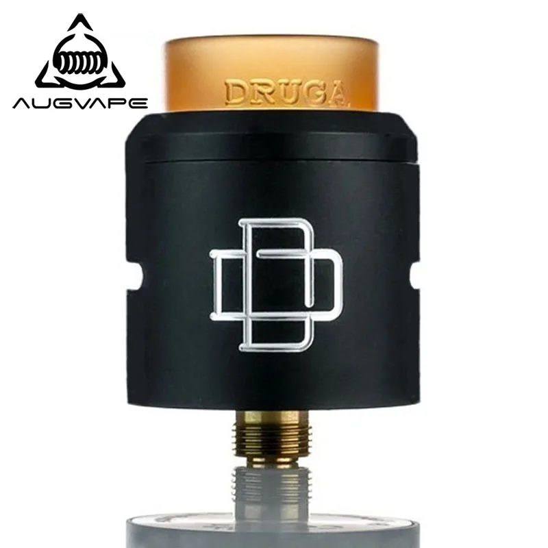 Augvape Druga RDA Tank Atomizer for Electronic Cigarette 24mm Dual Post Gold Plated Build Deck Dripka Vaporizer Vape Tank
Augvape Druga RDA Tank Atomizer for Electronic Cigarette 24mm Dual Post Gold Plated Build Deck Dripka Vaporizer Vape Tank