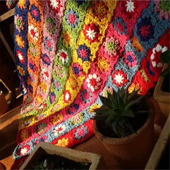 Countryside Handmade crochet hook Daisy blanket, Cashmere knitted blanket throw, sofa Woven blanket table cloth Handicraft
Countryside Handmade crochet hook Daisy blanket, Cashmere knitted blanket throw, sofa Woven blanket table cloth Handicraft