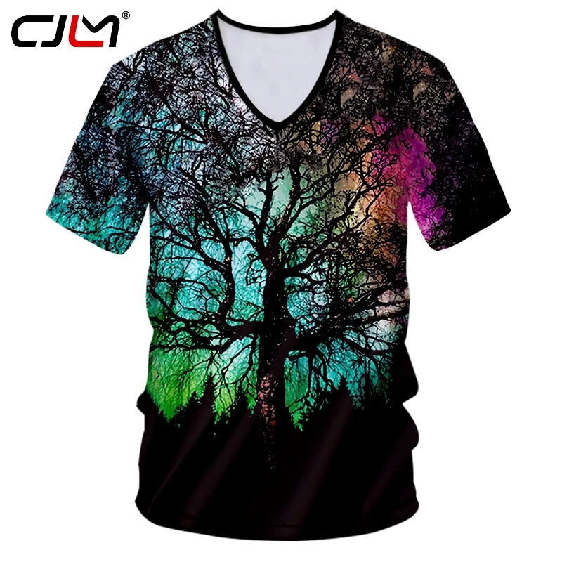 CJLM New Man Colorful V Neck Tshirt 3D Printed Personality Tee Shirt Starry Sky Tree Mens Spandex T-shirt Hot Sale Wholesale
CJLM New Man Colorful V Neck Tshirt 3D Printed Personality Tee Shirt Starry Sky Tree Mens Spandex T-shirt Hot Sale Wholesale
