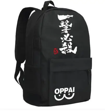 Hot sale Top Quality ONE PUNCH MAN Backpack unisex Around Junior High School Student Bag Laptop Bag Luminous backpack
Hot sale Top Quality ONE PUNCH MAN Backpack unisex Around Junior High School Student Bag Laptop Bag Luminous backpack