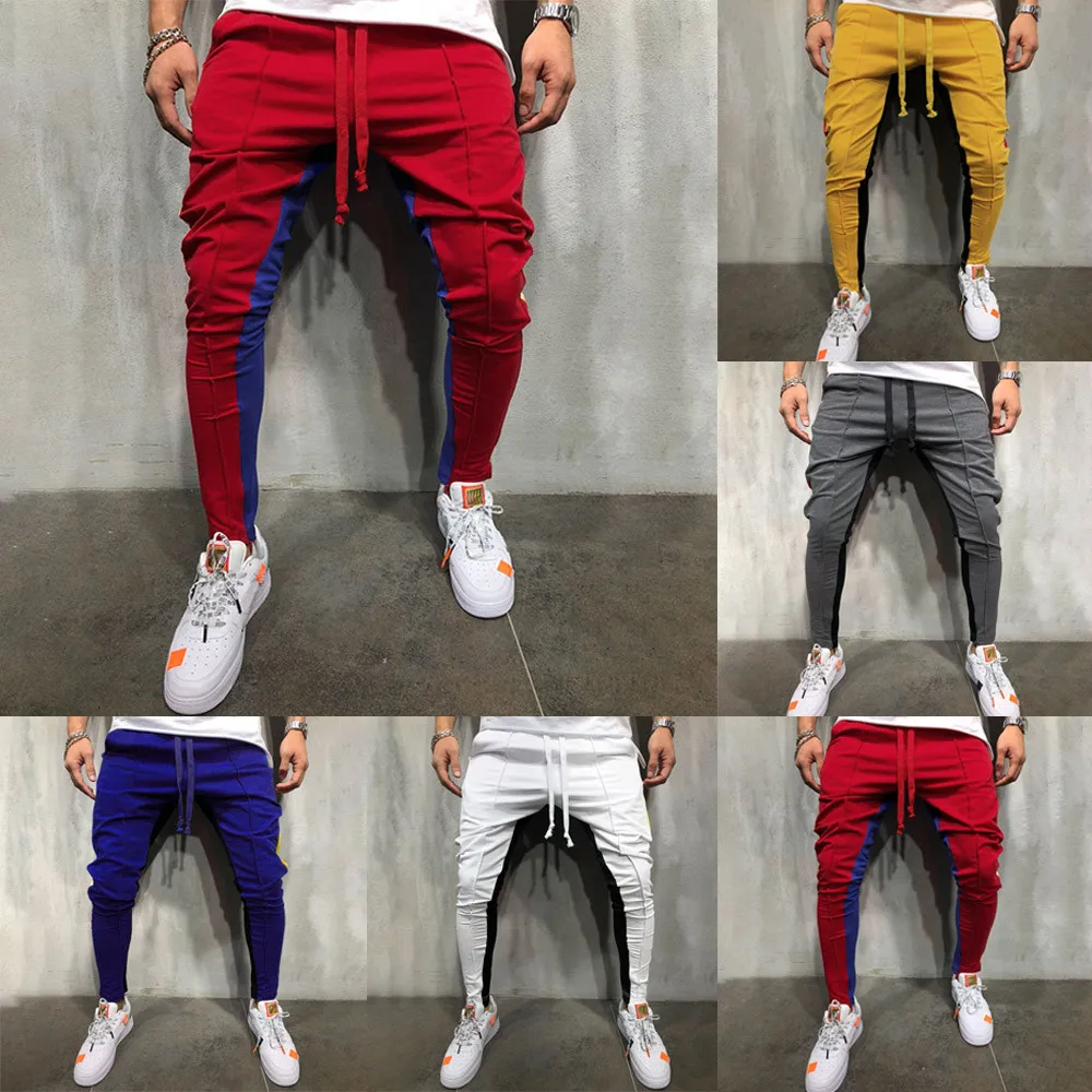2019 new style hot sales Fashion Men's Casual Solid Loose Patchwork Color Sweatpant Trousers Jogger Pant high quality sales
2019 new style hot sales Fashion Men's Casual Solid Loose Patchwork Color Sweatpant Trousers Jogger Pant high quality sales