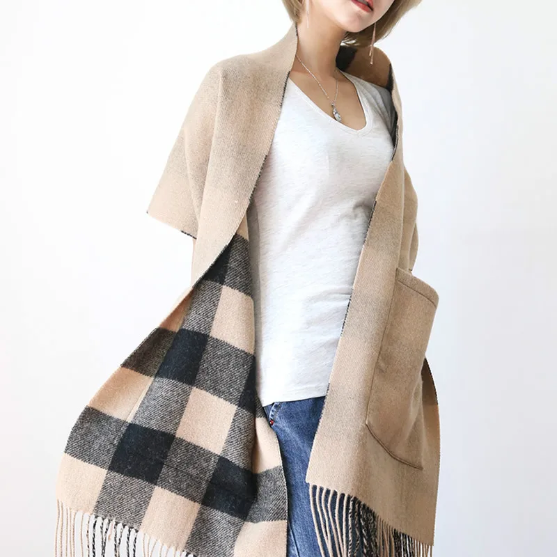 Scarf 2018 Tartan Cashmere Wool Scarf Women Plaid Blanket Scarf New Designer Wool Basic Shawls Women's Scarves and Wraps
Scarf 2018 Tartan Cashmere Wool Scarf Women Plaid Blanket Scarf New Designer Wool Basic Shawls Women's Scarves and Wraps