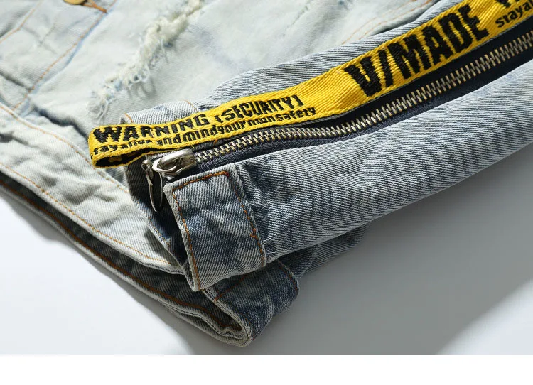 Aolamegs Denim Jacket Men Patchwork Gold Ribbon Cowboy Punk Rock Men's Jacket High Street Fashion Outwear Men Coat 2017 Autumn (13)