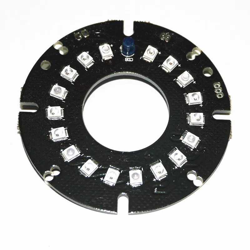 Hybrid Beam Angle CCTV Accessories infrared light 18 Grain IR LED board for Surveillance cameras night vision diameter 55mm
Hybrid Beam Angle CCTV Accessories infrared light 18 Grain IR LED board for Surveillance cameras night vision diameter 55mm