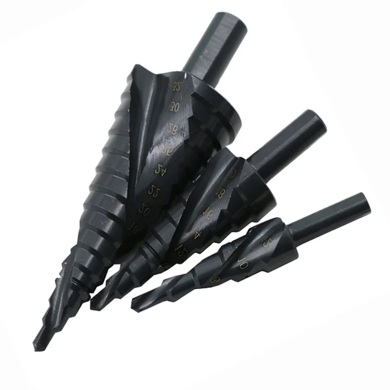 4-32/4-20/4-12MM High Speed Steel HSS Spiral Drill Bit Triangle Shank Nitrogen Stepped Drill Bit Hole Cutter Cone Taper Drills
4-32/4-20/4-12MM High Speed Steel HSS Spiral Drill Bit Triangle Shank Nitrogen Stepped Drill Bit Hole Cutter Cone Taper Drills