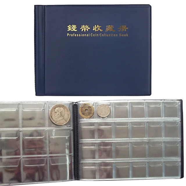 10 Pages 180 Coin Album Coin Holder Coin Storage Collection Case Pockets Tokens Medallions Badges Book Dark Blue
10 Pages 180 Coin Album Coin Holder Coin Storage Collection Case Pockets Tokens Medallions Badges Book Dark Blue
