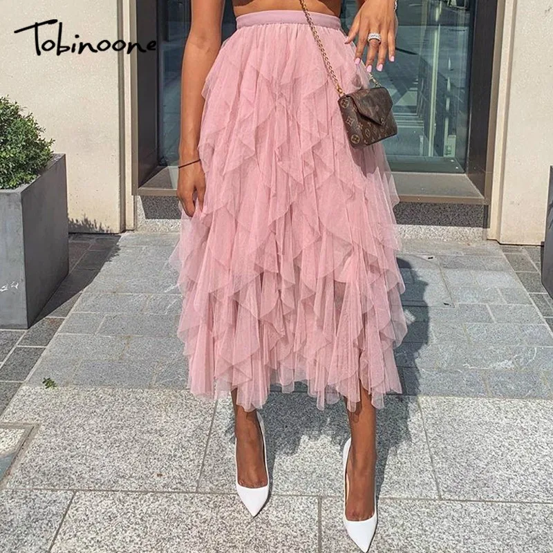 Tobinoone Women's Sexy Mesh Party Skirt Femme Full Length Chiffon High Waist Skirts Sexy Club See Through Long Maxi Skirt Summer
Tobinoone Women's Sexy Mesh Party Skirt Femme Full Length Chiffon High Waist Skirts Sexy Club See Through Long Maxi Skirt Summer