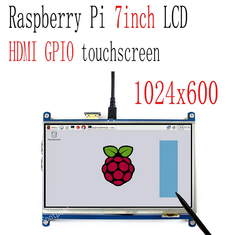 7 Inch HDMI TFT LCD Touch Screen for Raspberry PI 3 /4B/ 2 Model B Raspberry PI 7 Inch LCD 1024x600 bigger than 5 inch LCD
7 Inch HDMI TFT LCD Touch Screen for Raspberry PI 3 /4B/ 2 Model B Raspberry PI 7 Inch LCD 1024x600 bigger than 5 inch LCD