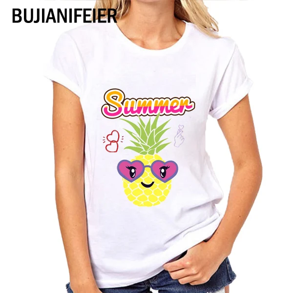 BUJIANIFEIER 2019new GIRL t shirts summer Fruit pineapple white short-sleeved cartoon Slim print T-shirt BJN203
BUJIANIFEIER 2019new GIRL t shirts summer Fruit pineapple white short-sleeved cartoon Slim print T-shirt BJN203