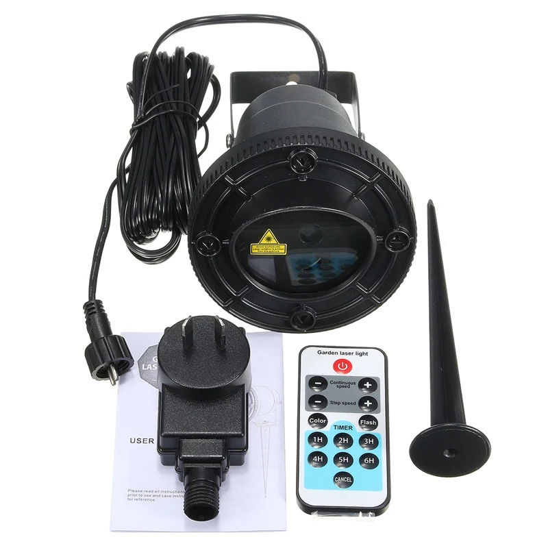 8 Patterns Waterproof Landscape Light Laser Outdoor Lighting Projector Decorative Lamp RF Remote Control
8 Patterns Waterproof Landscape Light Laser Outdoor Lighting Projector Decorative Lamp RF Remote Control
