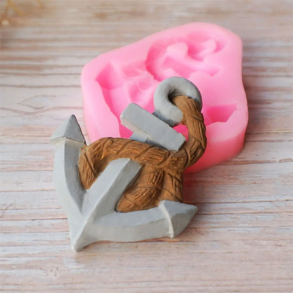 Anchor Shape 3D Silicone Mold Fondant Cake Decorating Helm Tools Sugarcraft Sea Ocean Theme Chocolate Molds
Anchor Shape 3D Silicone Mold Fondant Cake Decorating Helm Tools Sugarcraft Sea Ocean Theme Chocolate Molds