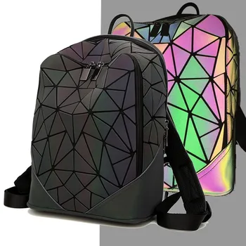 Women Backpack Luminous Geometric Plaid Men Backpacks For Teenage Girls Bagpack Bag Holographic Backpack School Mochila
Women Backpack Luminous Geometric Plaid Men Backpacks For Teenage Girls Bagpack Bag Holographic Backpack School Mochila