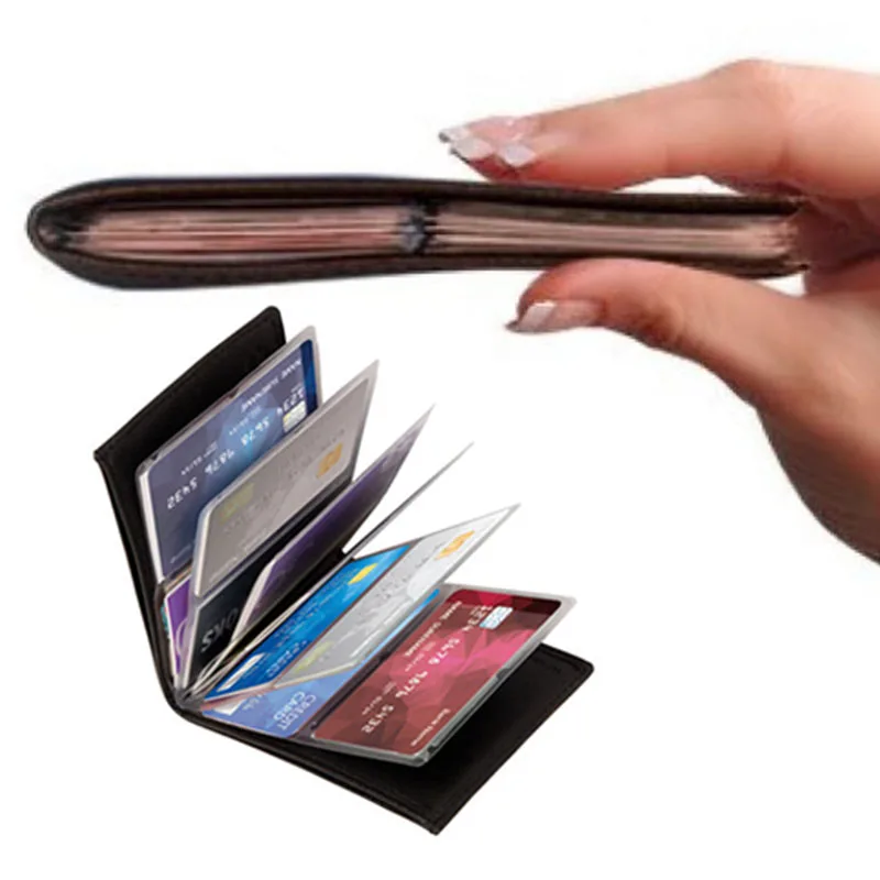 Leather 24 Cards ID Credit Card Holder Book Case Keeper Organizer Ultra-thin Credit Card Case Business Men Vintage Bag
Leather 24 Cards ID Credit Card Holder Book Case Keeper Organizer Ultra-thin Credit Card Case Business Men Vintage Bag