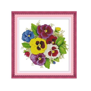 Joy Sunday Counted Cross Stitch Flowers 11ct 14ct Printed on Canvas of Embroidery Kit Aida Fabric DMC DIY Hand Needlework Sets
Joy Sunday Counted Cross Stitch Flowers 11ct 14ct Printed on Canvas of Embroidery Kit Aida Fabric DMC DIY Hand Needlework Sets