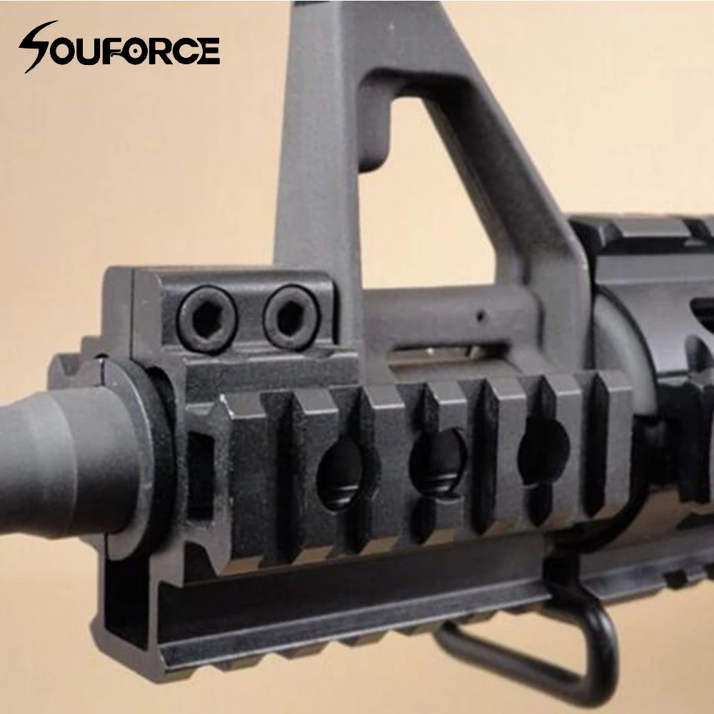 Triple Side 20mm Rail Barrel Hand Guard Base Mount Picatinny Rail of 18.5mm Diameter for 12 Gauge Caliber Hunting Rifle
Triple Side 20mm Rail Barrel Hand Guard Base Mount Picatinny Rail of 18.5mm Diameter for 12 Gauge Caliber Hunting Rifle