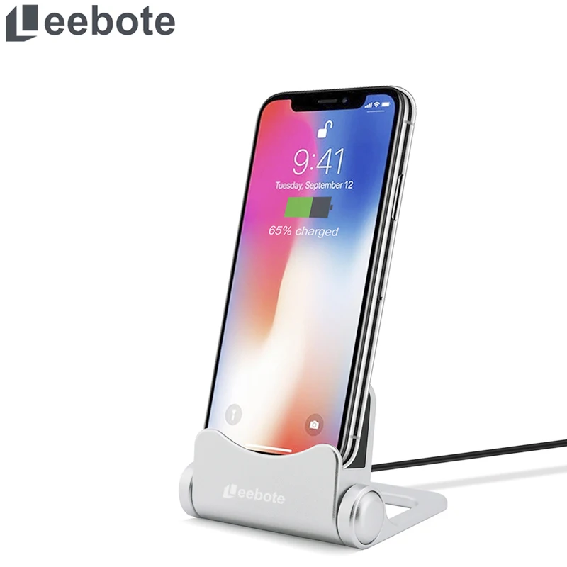 

Leebote USB Charging Dock For iPhone X 8 7 6 6S Plus 5S 5 SE Dock Charger Sync Data for Smartphone Desktop Docking Station