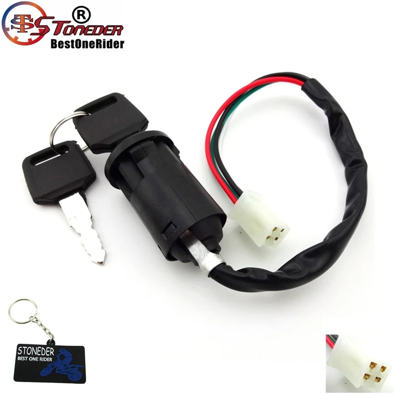 STONEDER On Off Ignition Key Switch For Moped Scooter Quad ATV Go Kart Pit Dirt Motor Bike Motorcycle
STONEDER On Off Ignition Key Switch For Moped Scooter Quad ATV Go Kart Pit Dirt Motor Bike Motorcycle