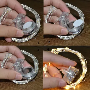 Copper Wire String LED Holiday Decoration Light Waterproof Button Battery Box 1M 2M Led Strings Copper Wire
Copper Wire String LED Holiday Decoration Light Waterproof Button Battery Box 1M 2M Led Strings Copper Wire