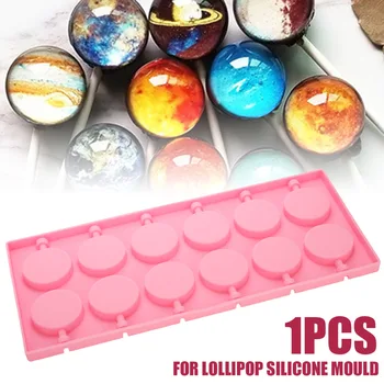 DIY Round Lollipop Making Mould Tray Candy Lollypop Silicone Mold Sticks for Child Easy Kitchen Creative Baking Tool 12Cavity
DIY Round Lollipop Making Mould Tray Candy Lollypop Silicone Mold Sticks for Child Easy Kitchen Creative Baking Tool 12Cavity