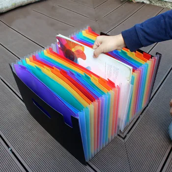 24Pockets Expanding File Folder Portable Accordion File Folder A4 Expandable Business File Organizer and Label Classify Storage
24Pockets Expanding File Folder Portable Accordion File Folder A4 Expandable Business File Organizer and Label Classify Storage