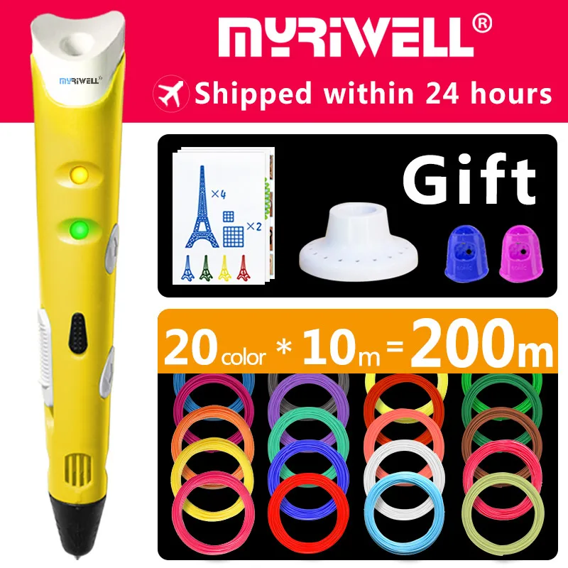 myriwell 3d pen 3d pens, 1.75mm ABS/PLA Filament, 3d model,3d printer pen-3d magic pen Kids birthday present Christmas present
myriwell 3d pen 3d pens, 1.75mm ABS/PLA Filament, 3d model,3d printer pen-3d magic pen Kids birthday present Christmas present