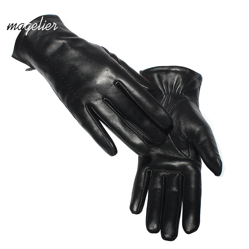 Magelier Touchscreen Top Quality Genuine Leather Gloves Women Plush Warm Winter Gloves Female Mittens Sheepskin Gloves 076
Magelier Touchscreen Top Quality Genuine Leather Gloves Women Plush Warm Winter Gloves Female Mittens Sheepskin Gloves 076