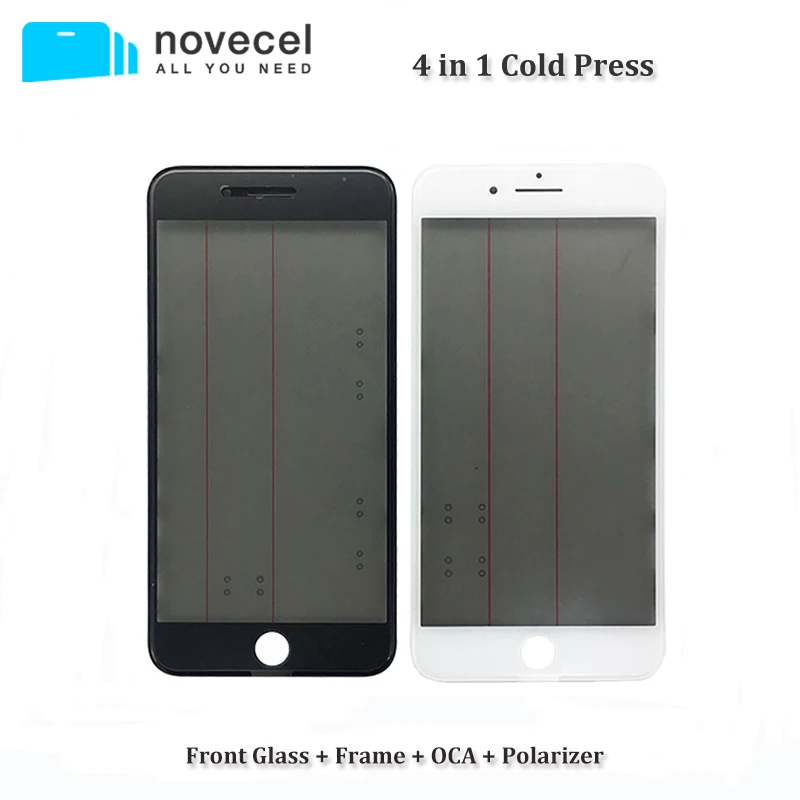 2pcs Novecel 4 in 1 A+ Cold Press Front Screen Outer Glass Lens with Frame OCA Polarizer for iPhone 7G 8G 7 8 PLUS Replacement
2pcs Novecel 4 in 1 A+ Cold Press Front Screen Outer Glass Lens with Frame OCA Polarizer for iPhone 7G 8G 7 8 PLUS Replacement