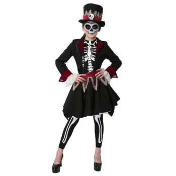 Halloween Scary Girls Voodoo Witch Skeleton Costume Strong Magic Power Holiday Cosplay Dress-up
Halloween Scary Girls Voodoo Witch Skeleton Costume Strong Magic Power Holiday Cosplay Dress-up