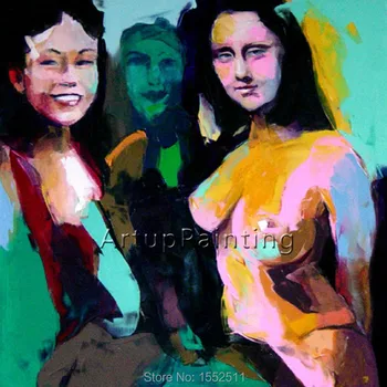 Palette knife portrait Face Oil painting Character figure canvas Hand painted Francoise Nielly wall Art picture for living room2
Palette knife portrait Face Oil painting Character figure canvas Hand painted Francoise Nielly wall Art picture for living room2