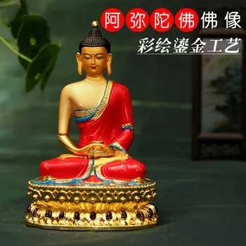 Amitabha sitting on the lotus Shakya Muni Buddha decoration painting alloy Buddha statue figurine
Amitabha sitting on the lotus Shakya Muni Buddha decoration painting alloy Buddha statue figurine