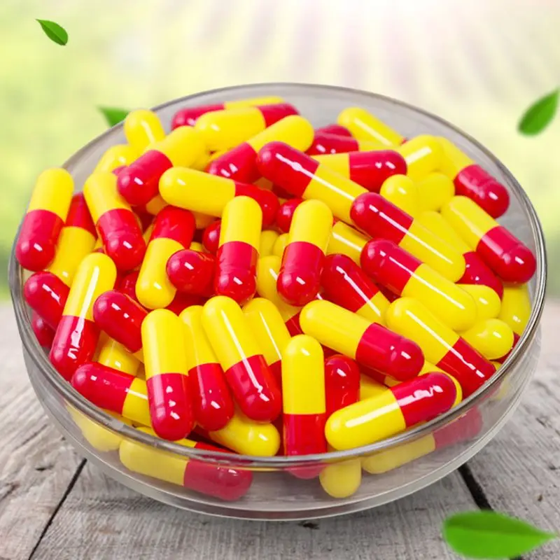 Red Yellow Gelatin Empty Capsules Hollow Gelatin Capsules Empty Pill Capsule 0#
Red Yellow Gelatin Empty Capsules Hollow Gelatin Capsules Empty Pill Capsule 0#