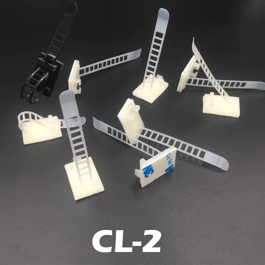 20pcs CL-2 ATC-22 25.4x18mm White Black 3M Glue Adjustable Wire Clamp Plastic Self Adhesive Cable Tie Fixed Mount Holder Clip
20pcs CL-2 ATC-22 25.4x18mm White Black 3M Glue Adjustable Wire Clamp Plastic Self Adhesive Cable Tie Fixed Mount Holder Clip