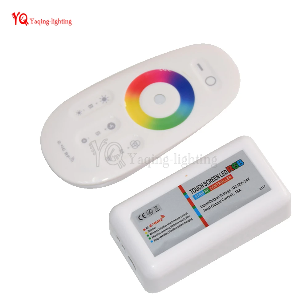 DC 12V 24V RGBW RGB LED Controller RF Touch Screen Remote Control 6A per Channel for smd 5050 led strip Light bulb downlight
DC 12V 24V RGBW RGB LED Controller RF Touch Screen Remote Control 6A per Channel for smd 5050 led strip Light bulb downlight