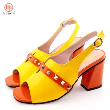 New Yellow Color Sandals Women Low Shoes Women Shoes High Heel Elegfant Italian Shoes with Heels African Party Shoes for Wedding
New Yellow Color Sandals Women Low Shoes Women Shoes High Heel Elegfant Italian Shoes with Heels African Party Shoes for Wedding