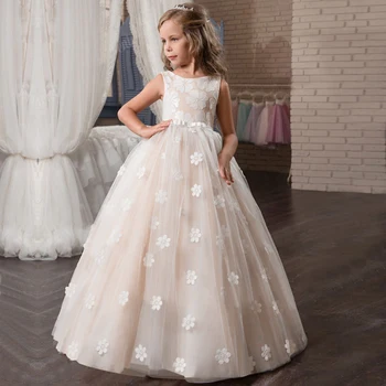 Kids Dress Girls Floral Ball Gowns For Girls Clothes Graduation Ceremonies Elegant Prom Dresses Tutu Lace Dresses 8 9 10 12 14T 
Kids Dress Girls Floral Ball Gowns For Girls Clothes Graduation Ceremonies Elegant Prom Dresses Tutu Lace Dresses 8 9 10 12 14T