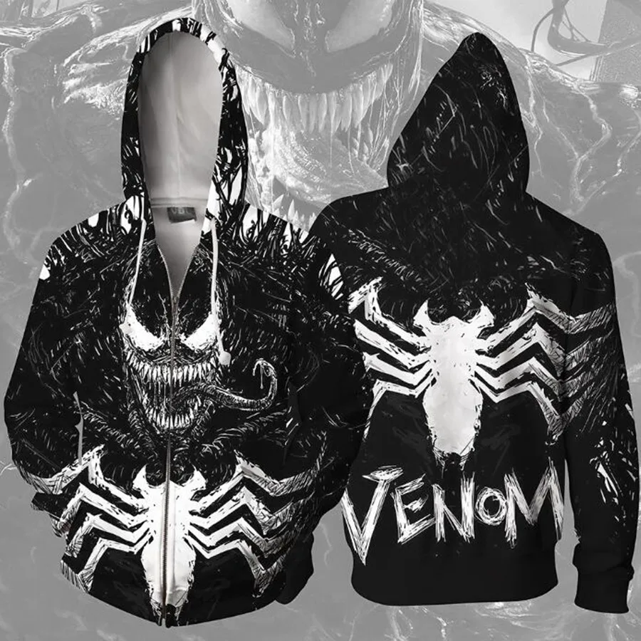 Venom Spider Man Movie Sweatshirts Hoodie Jackets Men Women Top Coat Cosplay Costume
Venom Spider Man Movie Sweatshirts Hoodie Jackets Men Women Top Coat Cosplay Costume