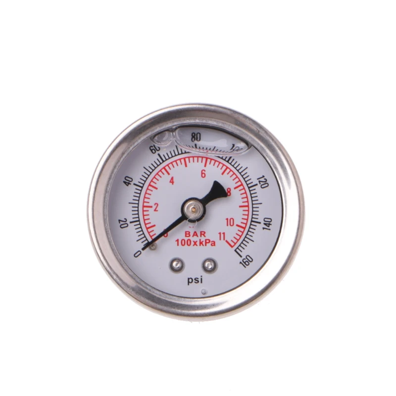 New 1 Pc Auto Car Fuel Pressure Regulator Gauge 0-160 Psi / Bar Liquid Fill Chrome Fuel Oil Gauge High Quality
New 1 Pc Auto Car Fuel Pressure Regulator Gauge 0-160 Psi / Bar Liquid Fill Chrome Fuel Oil Gauge High Quality