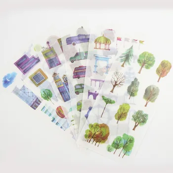 6 Sheet Kawaii Tree Building Vehicles Spaceship Street Light Planner Scrapbooking DIY Stationery Stickers Kids Craft Label
6 Sheet Kawaii Tree Building Vehicles Spaceship Street Light Planner Scrapbooking DIY Stationery Stickers Kids Craft Label