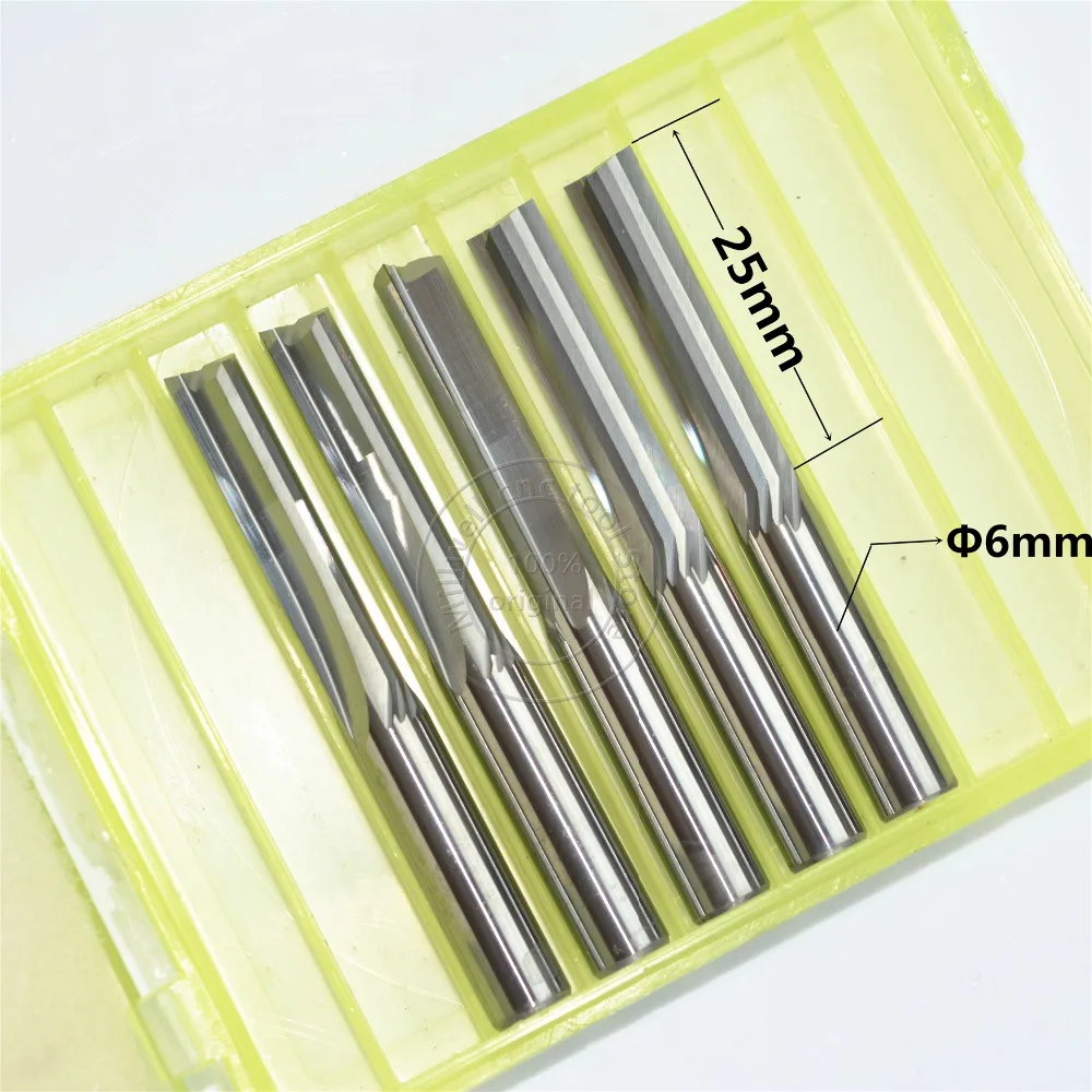 6mm*25mm,Freeshipping,CNC wood tools,carbide End Mill,woodworking insert router bit,2 straight flute end mill,MDF,PVC,Acrylic
6mm*25mm,Freeshipping,CNC wood tools,carbide End Mill,woodworking insert router bit,2 straight flute end mill,MDF,PVC,Acrylic