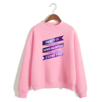 Family Is Father and Mother I Love You Print Hoodie Sweatshirt Women Turtleneck Capless High-necked Sweatshirt Clothes S-4XL
Family Is Father and Mother I Love You Print Hoodie Sweatshirt Women Turtleneck Capless High-necked Sweatshirt Clothes S-4XL