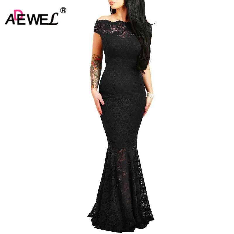 ADEWEL 2019 Women Sexy Lace Off Shoulder Elegant Floor Long Dresses Vintage Mermaid Formal Party Dress Bodycon Maxi Dress
ADEWEL 2019 Women Sexy Lace Off Shoulder Elegant Floor Long Dresses Vintage Mermaid Formal Party Dress Bodycon Maxi Dress